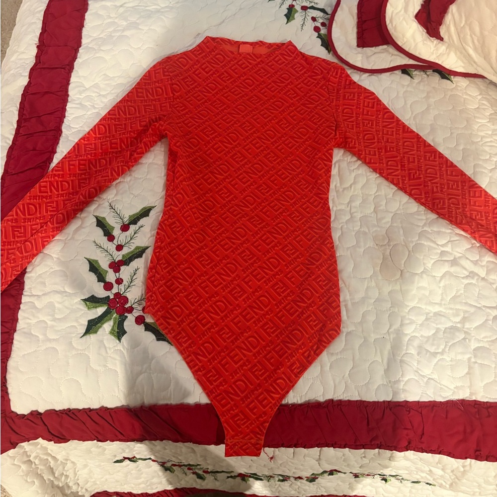 LAST CALL! EUC- FENDIxSKIMS iconic bodysuit🔥, S